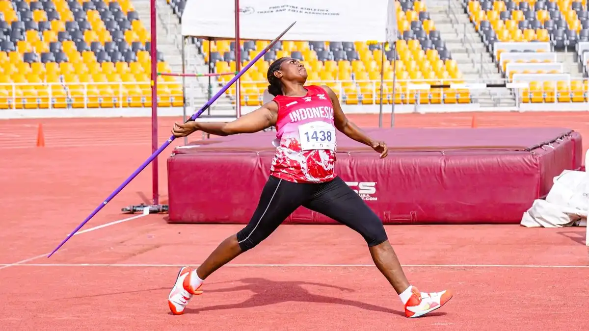 Kresensia Pecahkan Rekornas 17 Tahun di Filipina, Atlet Papua Kian Bersinar. (Foto: Dok. Papua Athletics Center/kompas)