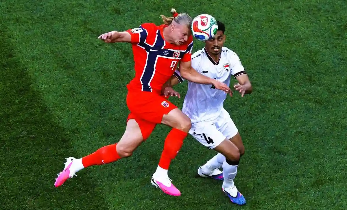 Haaland Menggila! Norwegia Hajar Irak 4-1 dan Langsung Puncaki Grup I Piala Dunia 2026. (Foto: AFP/BUDA MENDES/kompas)