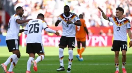 Jerman Lolos ke 32 Besar Piala Dunia 2026 Usai Taklukkan Pantai Gading 2-1. (Foto: AFP/COLE BURSTON/kompas)