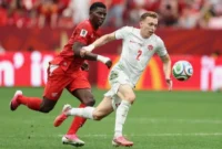 Swiss Tundukkan Kanada 2-1, Lolos ke 32 Besar Piala Dunia 2026 sebagai Juara Grup B. (Foto: Getty Images via AFP/Emilee Chinn/kompas)