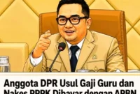 Ilustrasi DPR Usul Gaji Guru dan Nakes PPPK Dibayar APBN. (Foto : Illgner Ndun/Facebook)