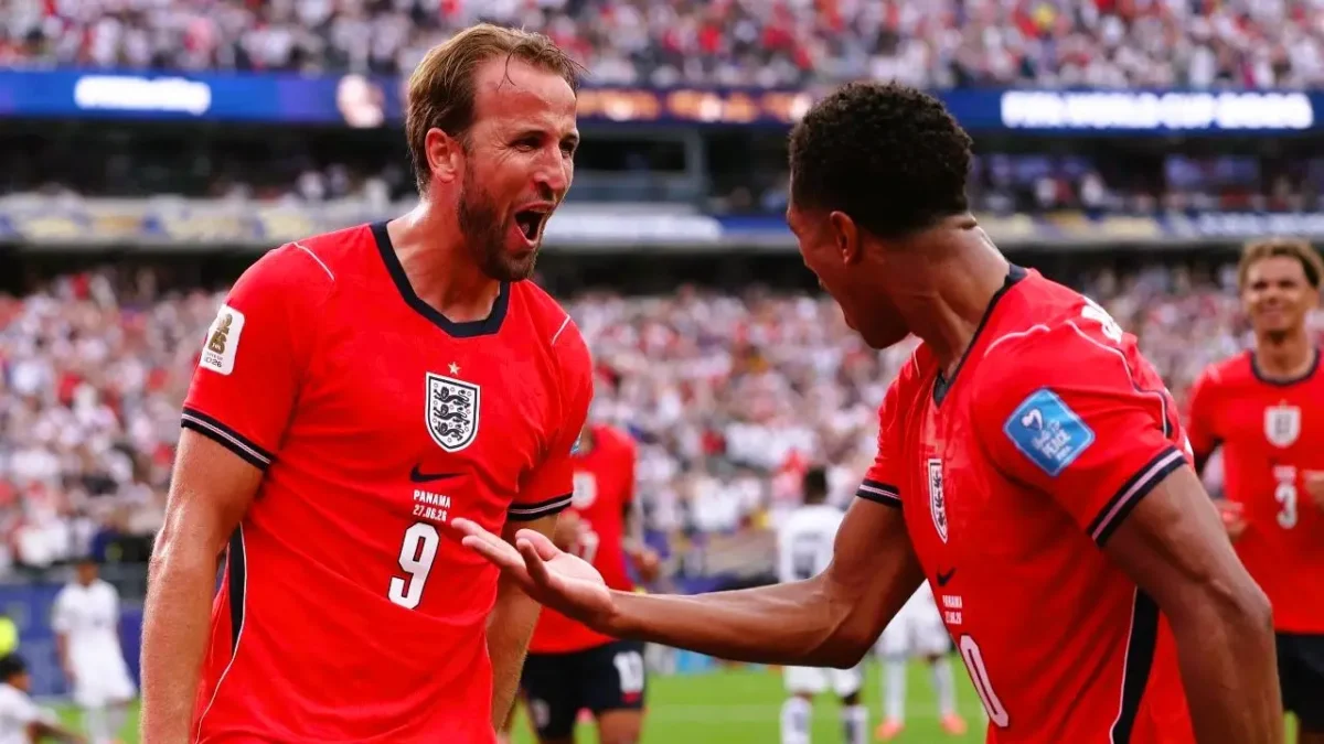 Inggris vs Panama Piala Dunia 2026: Gol Bellingham dan Harry Kane Pastikan Inggris Menang. (Foto: Mattia Ozbot-Getty/harian.disway)