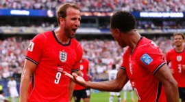Inggris vs Panama Piala Dunia 2026: Gol Bellingham dan Harry Kane Pastikan Inggris Menang. (Foto: Mattia Ozbot-Getty/harian.disway)