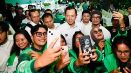 AHY Ungkap Syarat Utama Driver Ojol Bisa Lebih Sejahtera, Ternyata Ini Kuncinya (Foto: harianterbit)