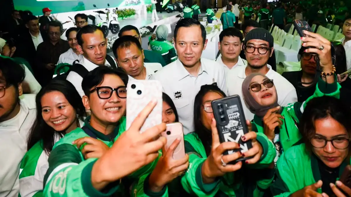 AHY Ungkap Syarat Utama Driver Ojol Bisa Lebih Sejahtera, Ternyata Ini Kuncinya (Foto: harianterbit)