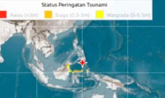 Tsunami Terdeteksi di 9 Wilayah Indonesia Usai Gempa 7,7 M Filipina, BMKG Tetapkan Status Siaga