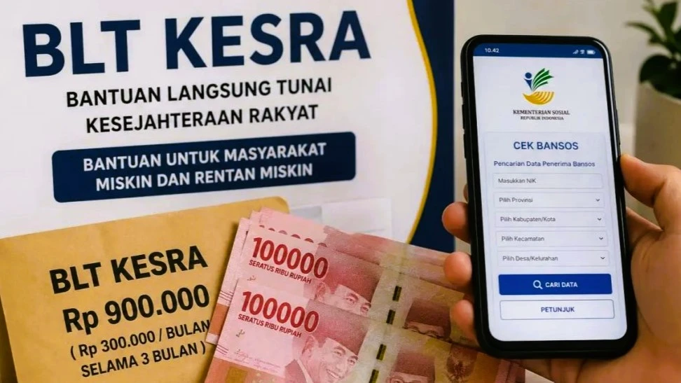 Ilustrasi BLT Kesra Rp900 Ribu Mulai Cair Juni 2026, Ini Jadwal, Syarat Penerima, dan Cara Cek Statusnya. (Foto: posmetro)
