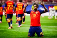 Lamine Yamal Menggila! Spanyol Bantai Arab Saudi 4-0. (Foto: Getty Images/pdiperjuanganbali)