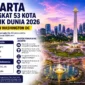 Jakarta Masuk 53 Kota Terbaik Dunia 2026, Kalahkan Washington DC. (Foto: AI)