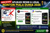 Jangan Sampai Tertipu! Ini Aplikasi Resmi dan Legal untuk Nonton Piala Dunia 2026. (Foto: AI)