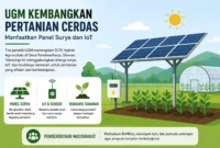 UGM Kembangkan Pertanian Cerdas Berbasis IoT dan Panel Surya. (Foto: AI)
