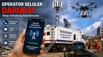 Ilustrasi Operator Seluler Darurat di China. (Foto: AI)