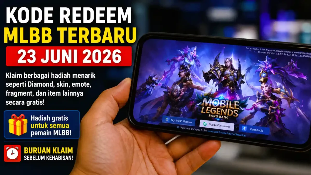 Kode Redeem ML 23 Juni 2026 Resmi Rilis, Ada Diamond Gratis dan Skin Langka Menanti. (Foto: eksisjambi)