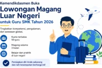 Kesempatan Emas! Kemendikdasmen Buka Lowongan Magang Luar Negeri untuk Guru SMK Tahun 2026. (Foto Ilustrasi: IA)