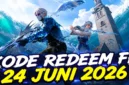 Buruan Klaim! Kode Redeem FF 24 Juni 2026, Ada Skin dan Diamond Gratis. (Foto: ff.garena)