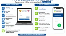 Pengumuman PPPK Sekolah Rakyat 2026 Keluar Hari Ini, Simak Cara Cek Hasil Seleksi Administrasi. (Foto: AI)