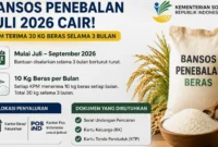Bansos Penebalan Juli 2026 Segera Cair, KPM Dapat 30 Kg Beras! Simak Jadwal dan Syarat Pengambilannya. (Foto: AI)