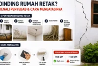Dinding Rumah Retak? Kenali 5 Penyebab dan Cara Mengatasinya. (foto: AI)