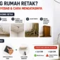 Dinding Rumah Retak? Kenali 5 Penyebab dan Cara Mengatasinya. (foto: AI)