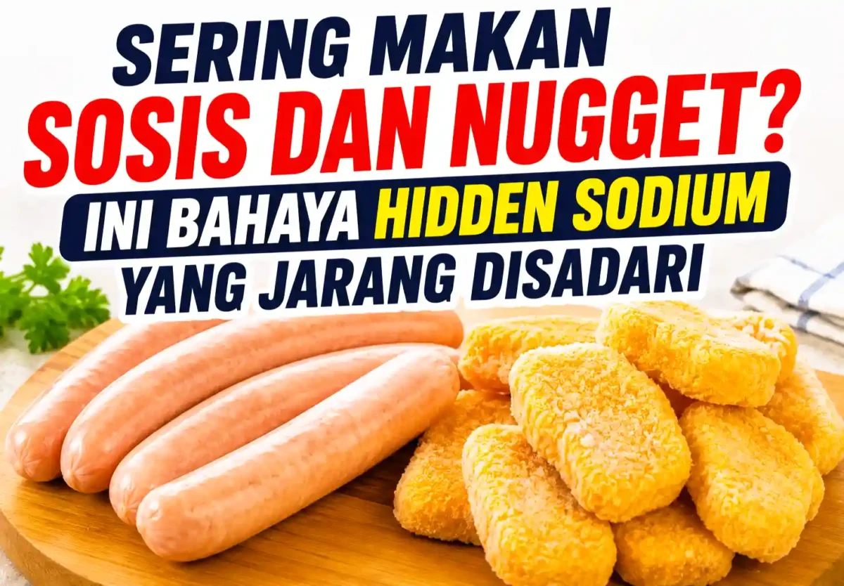 Sering Makan Sosis dan Nugget? Waspadai Hidden Sodium yang Diam-Diam Mengancam Kesehatan. (Foto: AI)
