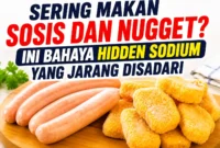 Sering Makan Sosis dan Nugget? Waspadai Hidden Sodium yang Diam-Diam Mengancam Kesehatan. (Foto: AI)