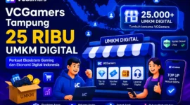 Ilistrasi VCGamers Tampung 25 Ribu UMKM Digital. (Foto: IA)
