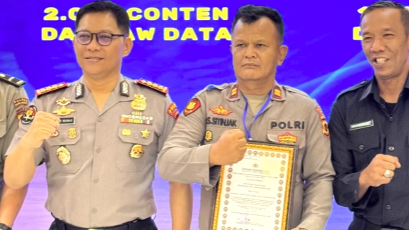 Polres Kerinci Raih Dua Penghargaan Sekaligus di Rakernis Humas Polda Jambi 2026. (Foto: rri)