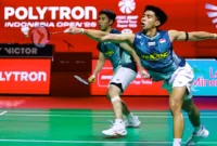 Sabar/Reza Tampil Dominan di Australian Open 2026, Menang Telak dan Melaju ke Perempat Final. (Foto:ANTARA FOTO/Asprilla Dwi Adha/kye/kabarin) 