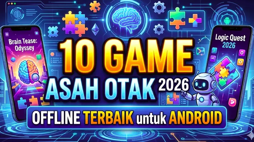 10 Game Asah Otak Android Terbaik 2026, Seru, Menantang, dan Bisa Dimainkan Offline. (Foto: sukantengah)