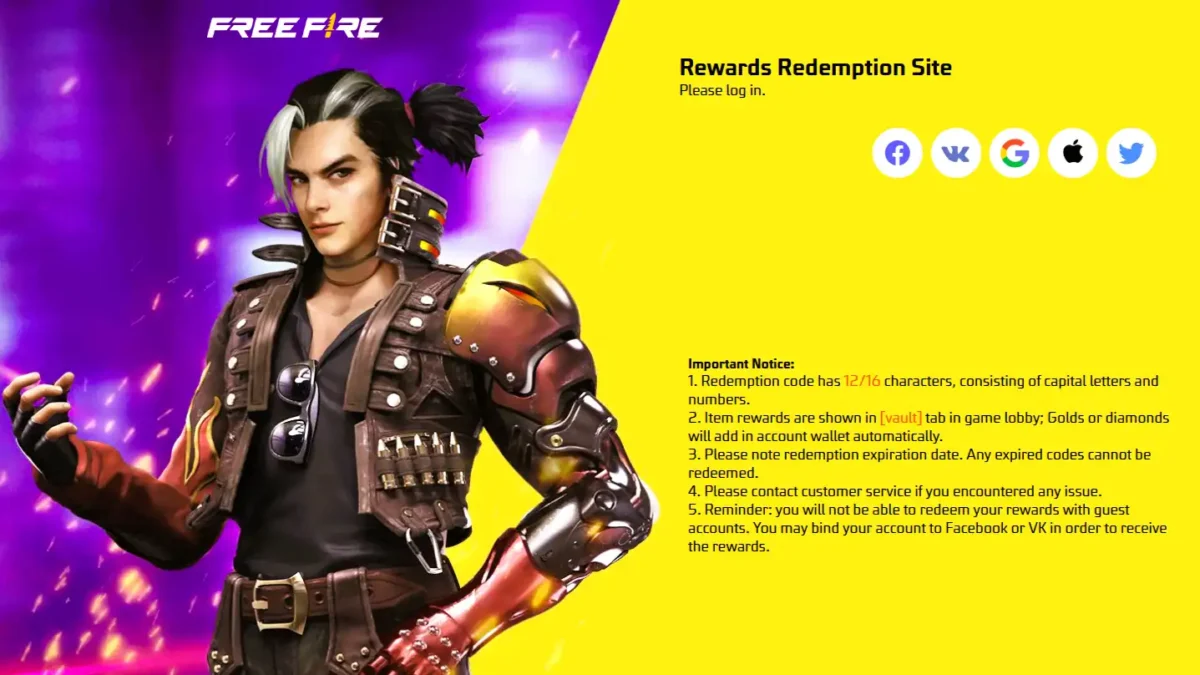 Kode Redeem FF 12 Juni 2026 Sudah Rilis, Buruan Klaim Incubator Voucher Gratis!(Foto: reward.ff.garena)