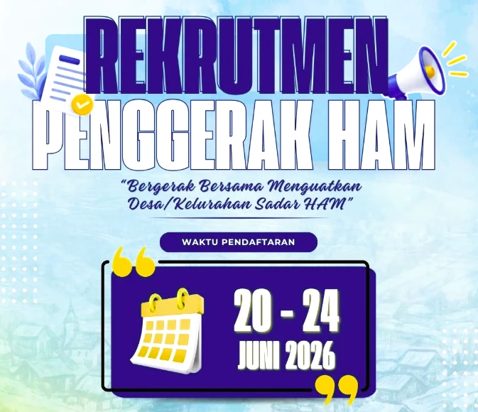 Kementerian HAM Buka 200 Formasi Penggerak HAM 2026. (Foto: e-flyer IG @ kementerian_ham/rri)
