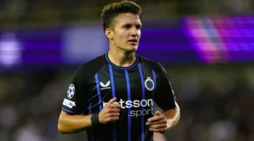 Arsenal Tertarik Mendatangkan Bintang Club Brugge Christos Tzolis Yang Dibanderol 40 juta euro. (Foto: ca.sports.yahoo)