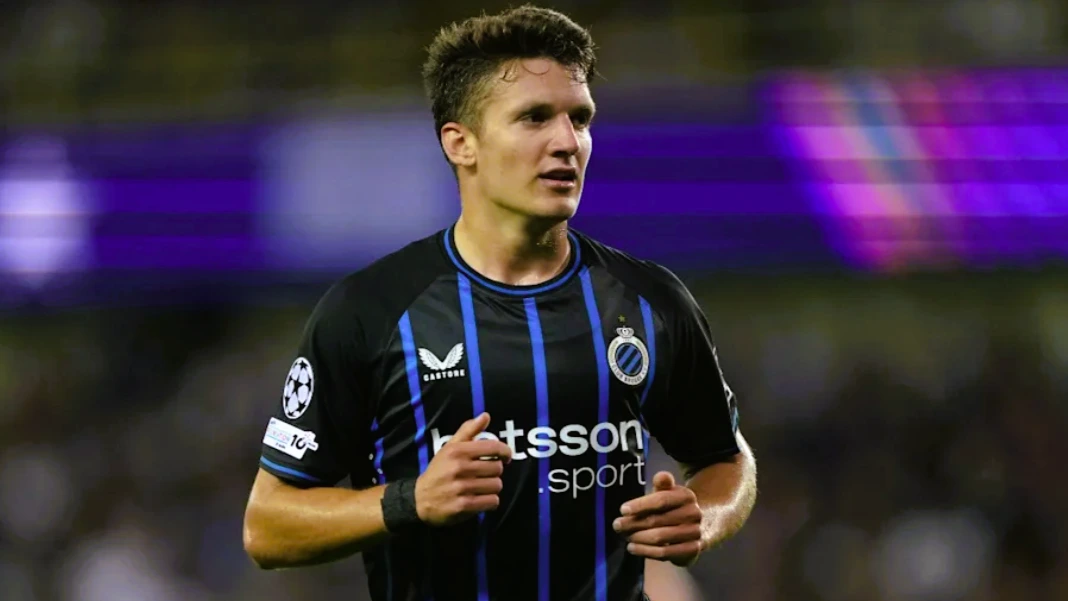 Arsenal Tertarik Mendatangkan Bintang Club Brugge Christos Tzolis Yang Dibanderol 40 juta euro. (Foto: ca.sports.yahoo)