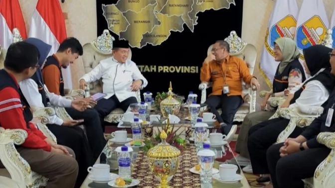 Gubernur Jambi Al Haris Turut Ikut Pendataan Sensus Ekonomi 2026. (Foto: Humas BPS)
