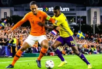 Belanda Mengamuk! Swedia Tumbang 1-5 di Piala Dunia 2026. (Foto: AI Generated/suaramerdeka)
