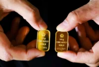 Harga Emas Antam Turun Tipis, Buyback Stabil di Awal Pekan 22 Juni 2026. (Foto: kontan)