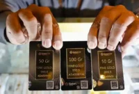 Harga emas Antam hari ini, Sabtu 27 Juni 2026, tetap Rp2.655.000 per gram. Simak daftar harga terbaru, buyback, serta ketentuan pajak pembelian emas. (Foto: kabarnusantara)