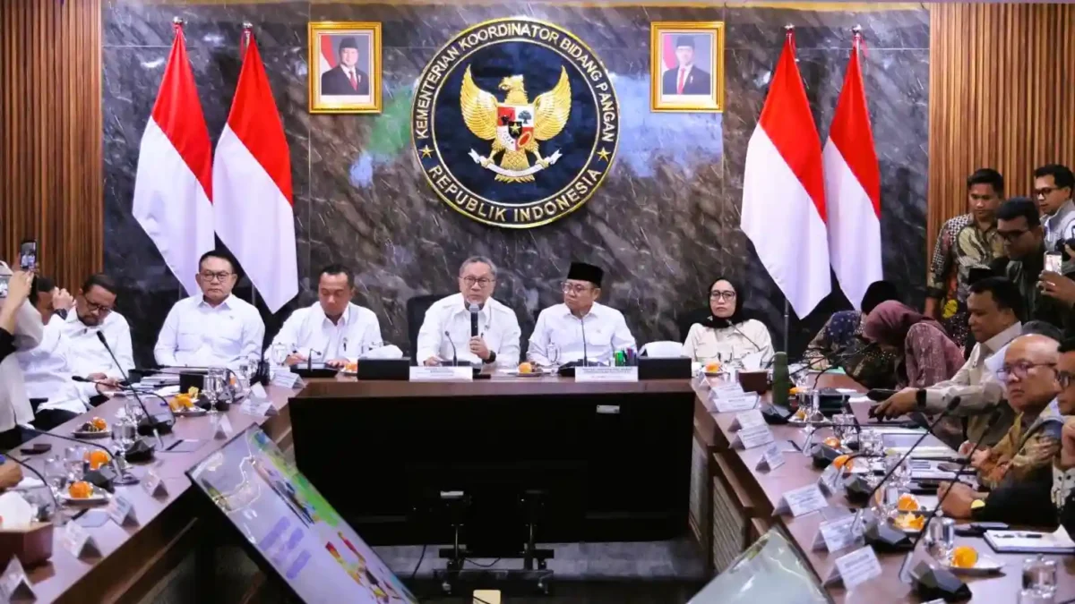 Rapat Koordinasi terkait perbaikan implementasi tata kelola penyelenggaraan Program MBG. (Foto: catatanjurnalist)