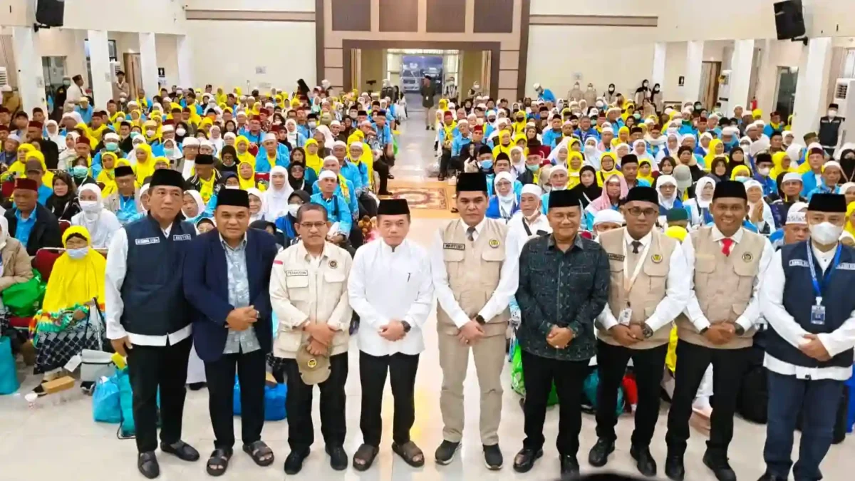 445 Jemaah Haji Kloter BTH 13 Tiba di Jambi, Seluruh Jemaah Pulang Dengan Selamat dan Sehat. (Foto: Pariwarajambi)