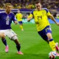 Jepang vs Swedia Piala Dunia 2026: Samurai Biru Ditahan Imbang 1-1 oleh Swedia. (Foto: AFP/ARIC BECKER/kompas)