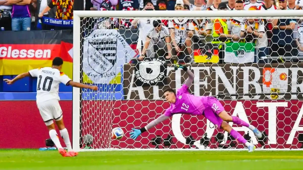 Jerman vs Paraguay Piala Dunia 2026: Paraguay Singkirkan Jerman Lewat Adu Penalti. (Foto: AP Photo/Steven Senne/bola)