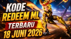 Kode Redeem ML Terbaru 18 Juni 2026, Ada Skin Gratis dan Bonus 1.000 Diamond. (Foto: ditusi)