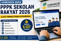PPPK Sekolah Rakyat 2026 Resmi Dibuka, Tersedia 5.127 Formasi Tenaga Kependidikan di Seluruh Indonesia. (Foto: IA)