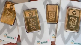 Ilustasi emas Antam. (Foto: istimewa/bacaini)