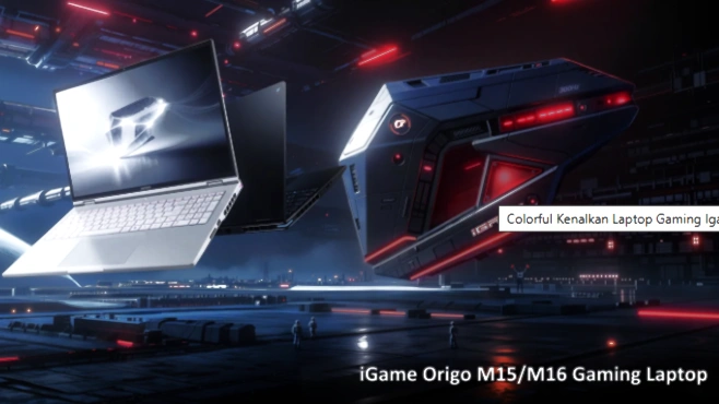 COLORFUL Kenalkan iGame M15 dan M16 Origo, Laptop Gaming Premium dengan Dukungan AI dan RTX 5070. (Foto: gadgetdiva)