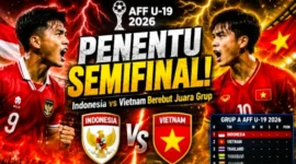 Jadwal Timnas U19 Indonesia Vs Vietnam dalam Laga Penentuan Grup A. (Foro: wartagarut)