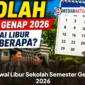 Libur Sekolah Semester Genap 2026 Segera Tiba, Berikut Jadwalnya!. (Foto: medanaktual)