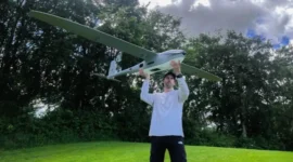 Sky-Watch Kenalkan RQ-70 Dainn, Drone Tempur Baru dengan Daya Tahan Delapan Jam. (Foto: ANTARA/HO-Sky-Watch)