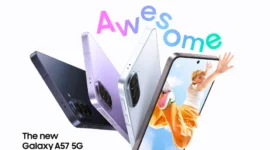Samsung Galaxy A57 5G Resmi Hadir, Dengan Desain Tipis Berfitur AI Dan Baterai Tahan Lama. (Foto: samsung)