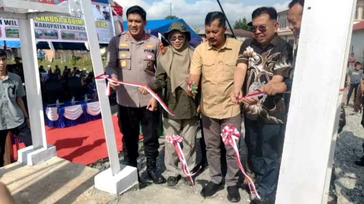 Jembatan Perintis Garuda Kodim 0417/Kerinci Resmi Dibuka, Akses Warga Kini Lebih Mudah. (Foto: rri)